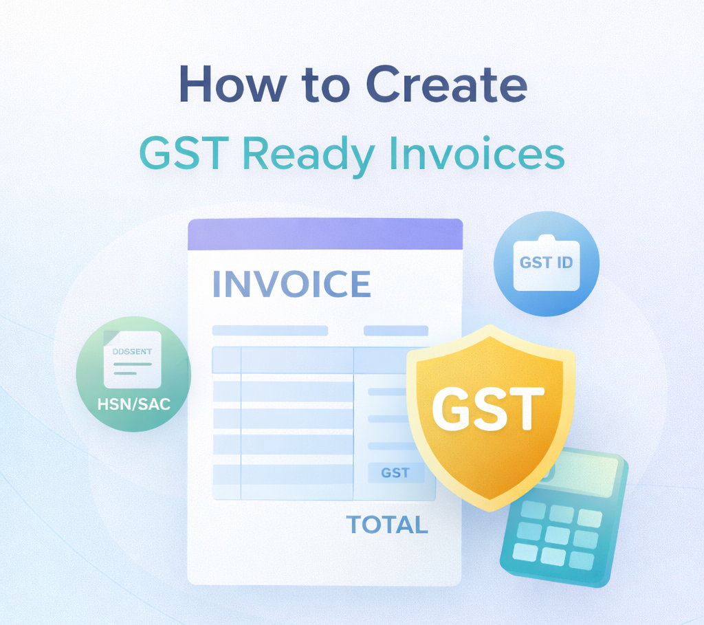 How to Create GST Ready Invoices