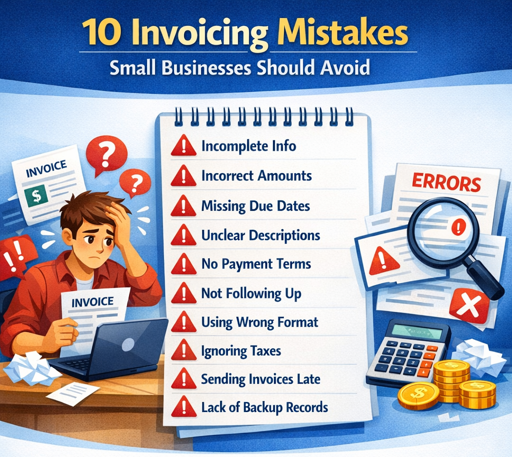 10 Invoicing Mistakes Small Businesses Should Avoid